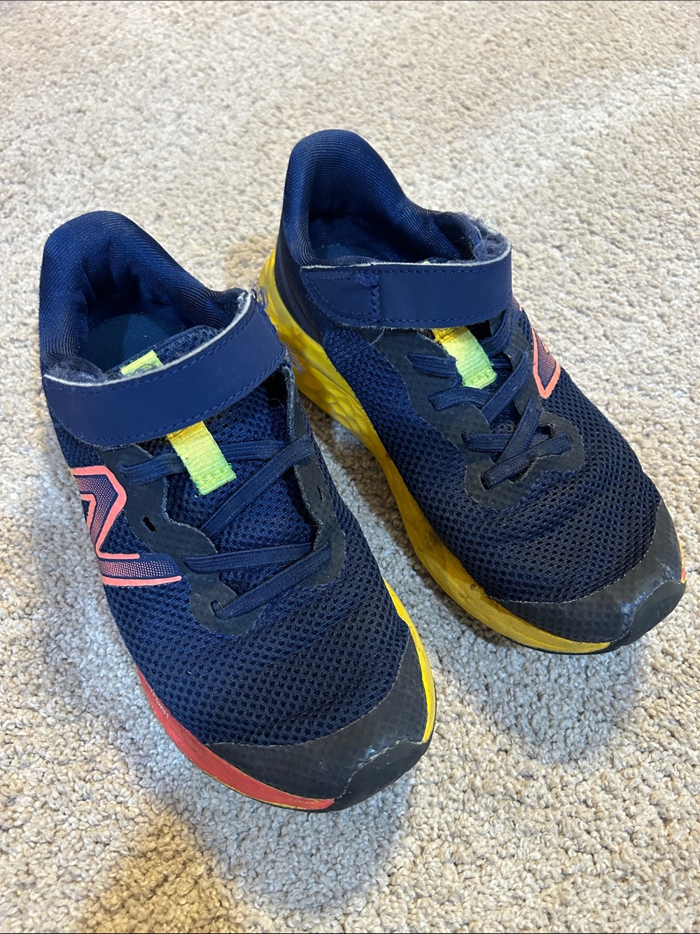 Kids Navy New Balance Shoes
